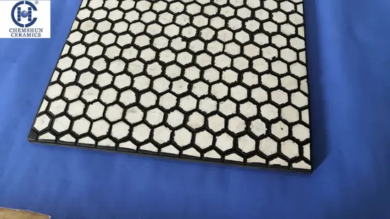Chemshun Superior Abrasion and Impact Resistance Rubber Ceramic Plate